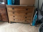 Eikenhouten commode, Huis en Inrichting, Kasten | Ladekasten, Ophalen, 100 tot 150 cm, Zo goed als nieuw, Minder dan 100 cm