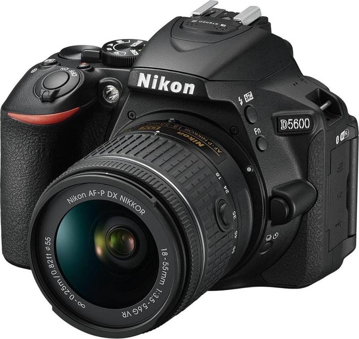 Nikon D5600 + AF-P 18-55mm VR, Audio, Tv en Foto, Fotocamera's Digitaal, Zo goed als nieuw, Spiegelreflex, Nikon, 4 t/m 7 keer