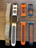 Apple Watch Ultra 2  49mm titanium met extra Bandjes, Ophalen of Verzenden, Gebruikt, Bandje