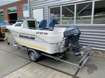 QUICKSILVER 450 CABIN I YAMAHA F30BETL I TRAILER nette staat, Watersport en Boten, Vis- en Consoleboten, Ophalen, 10 tot 30 pk