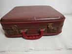 K461 VINTAGE stewardess  koffer donkerrood, Overige materialen, Gebruikt, Minder dan 50 cm, Ophalen of Verzenden