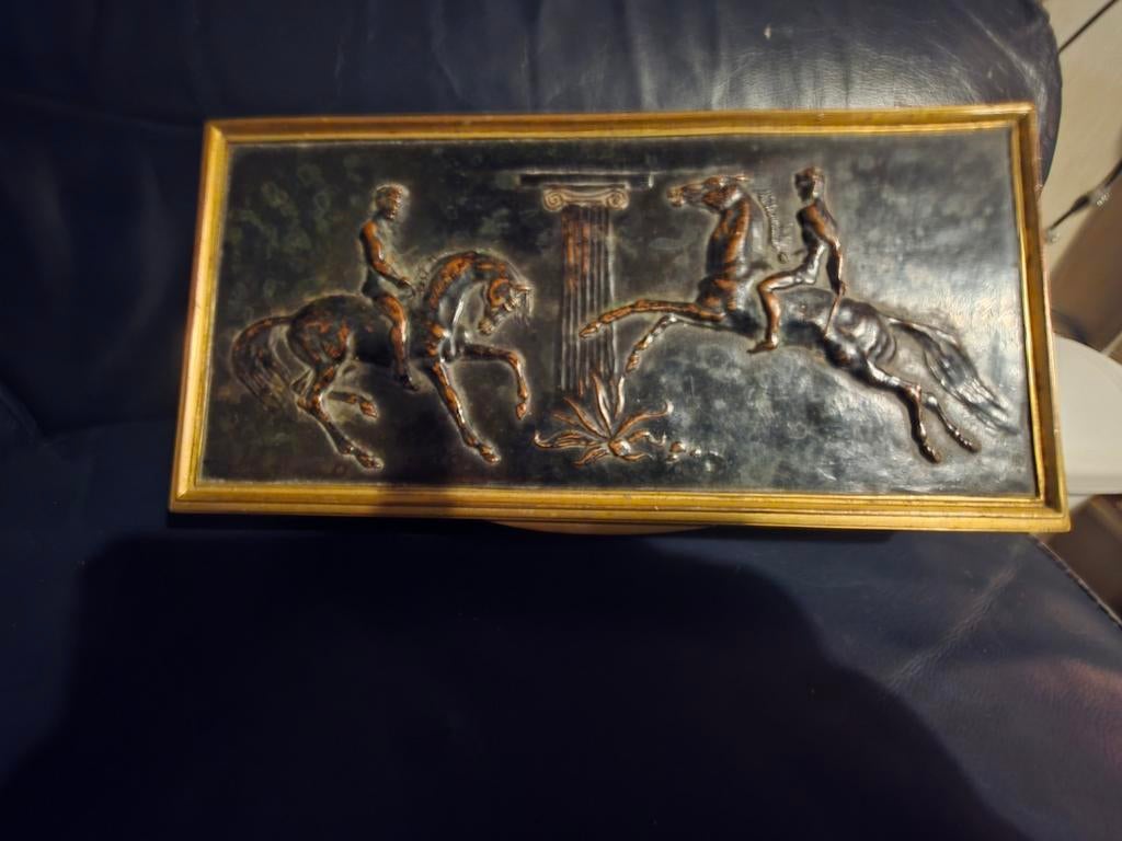 Erhard & Söhne kist met brons inleg art deco, Ophalen of Verzenden