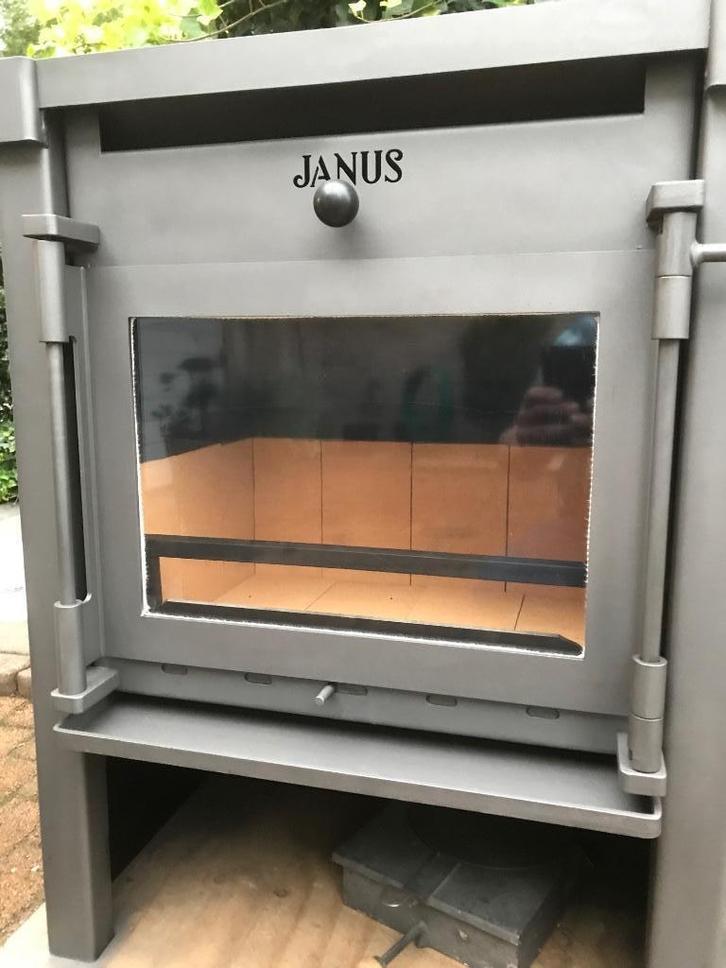 Janus 9 kw houtkachel, Huis en Inrichting, Kachels, Zo goed als nieuw, Vrijstaand, Houtkachel, Hout, Ophalen