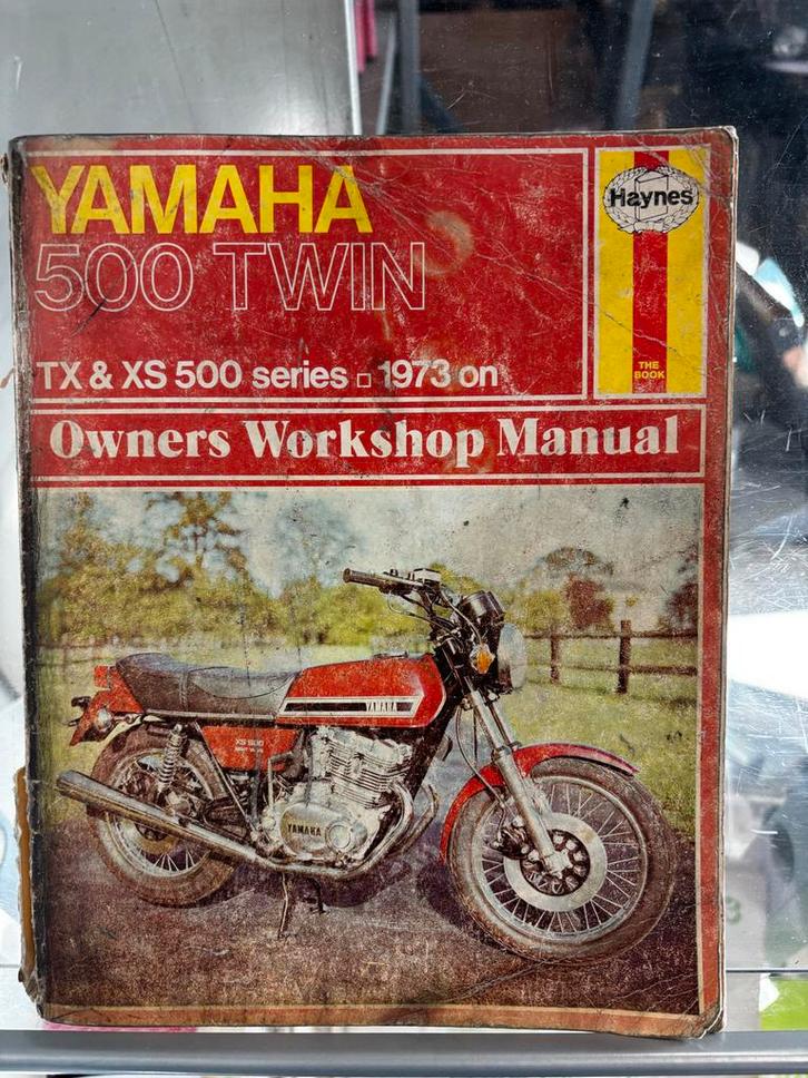 Yamaha TX & XS 500 Twin Haynes Werkplaatshandboek, Boeken, Motoren, Gelezen, Merk of Model, Ophalen of Verzenden
