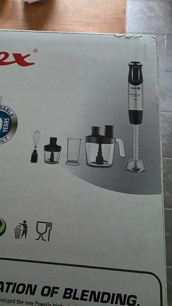 Moulinex Quickchef Staafmixer - Krachtig & Veelzijdig!, Witgoed en Apparatuur, Blenders, Blender, Ophalen of Verzenden