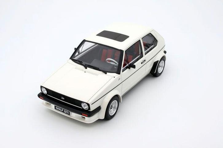 VW Golf I GTI ABT 1982, wit, Hobby en Vrije tijd, Modelauto's | 1:18, Nieuw, Auto, OttOMobile, Ophalen of Verzenden