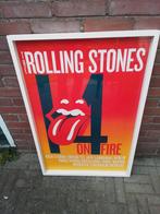 THE  ROLLING  STONES    ON  FIRE  POSTER, Ophalen, Rechthoekig Staand