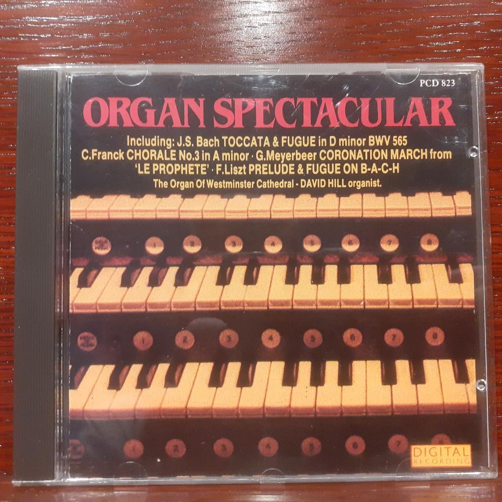 orgelcd David Hill - Organ spectacular: Organ of Westminster, Cd's en Dvd's, Cd's | Klassiek, Ophalen of Verzenden, Barok, Gebruikt