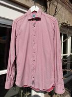 British Indigo herenhemd wit met rood werkje, slim fit, S/38, Kleding | Heren, Halswijdte 38 (S) of kleiner, Ophalen of Verzenden