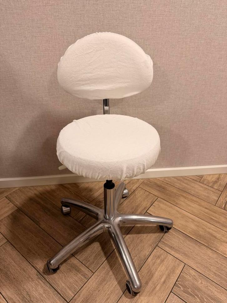 Bentlon Tabouret - Kruk, Huis en Inrichting, Bureaustoelen, Gebruikt, Bureaukruk, Wit, Ergonomisch, Ophalen of Verzenden