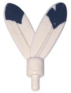 Lego Minifigure, Plume Feathers with Small Pin with Black Ti, Kinderen en Baby's, Speelgoed | Duplo en Lego, Ophalen of Verzenden