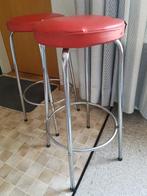 Barkrukken 2 stuks, Ophalen, Gebruikt, 60 tot 90 cm, Metaal