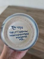 Delfts Blauwe Knopvaas Handgeschilderd, Antiek en Kunst, Antiek | Vazen, Ophalen of Verzenden