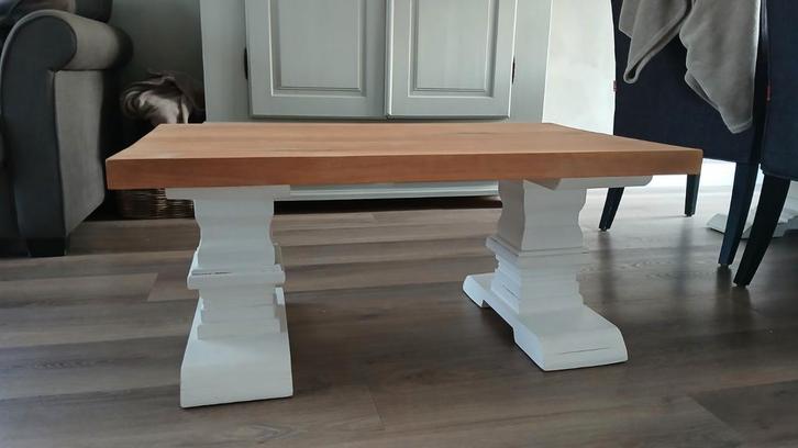 Mooie houten salontafel, Huis en Inrichting, Tafels | Eettafels, Gebruikt, 50 tot 100 cm, 100 tot 150 cm, Rechthoekig, Eikenhout