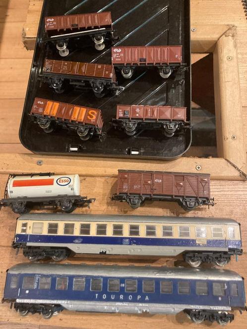 Fleishmann trein delen rails H0, Hobby en Vrije tijd, Modeltreinen | H0, Gebruikt, Rails, Gelijkstroom, Märklin, Analoog, NS, Ophalen of Verzenden