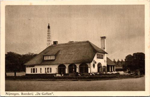 Nijmegen - Boerderij De Goffert (1949), Verzamelen, Ansichtkaarten | Nederland, Gelopen, Gelderland, 1940 tot 1960, Verzenden
