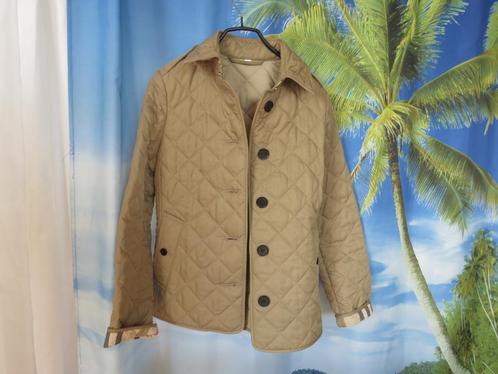 camel quilted jas mt S van burberry, Kleding | Dames, Jassen | Winter, Gedragen, Beige, Ophalen of Verzenden