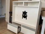 Tv, audio meubel met tv steun, Besta Ikea, Huis en Inrichting, Kasten | Wandmeubels, Ophalen, Zo goed als nieuw, Met lade(s), 150 tot 200 cm