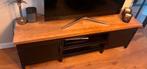 Tv meubel van acia hout - 170 cm, Gebruikt, 150 tot 200 cm, Ophalen of Verzenden, Minder dan 100 cm