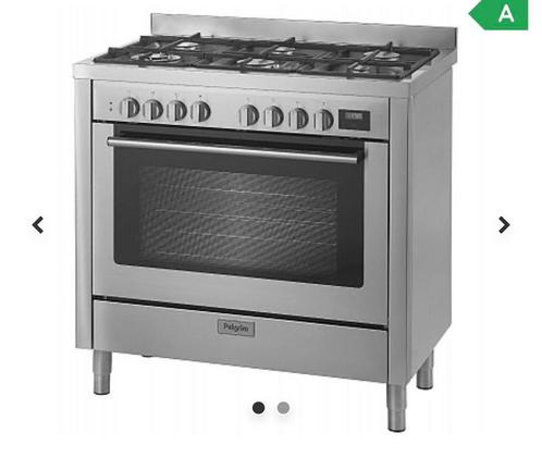 PELGRIM NF960RVSA fornuis, Witgoed en Apparatuur, Fornuizen, Nieuw, Vrijstaand, Gas, 5 kookzones of meer, 90 tot 95 cm, 60 cm of meer