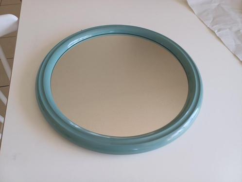 Vintage tiger spiegel rond nette staat, Huis en Inrichting, Woonaccessoires | Spiegels, Gebruikt, Minder dan 50 cm, Minder dan 100 cm