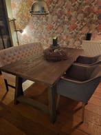 Landelijke sobere stijl eettafel, Ophalen, Zo goed als nieuw