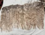 200 GRAM CLIP IN EXTENSIONS ECHT HAAR, Ophalen of Verzenden, Zo goed als nieuw, Pruik of Haarverlenging