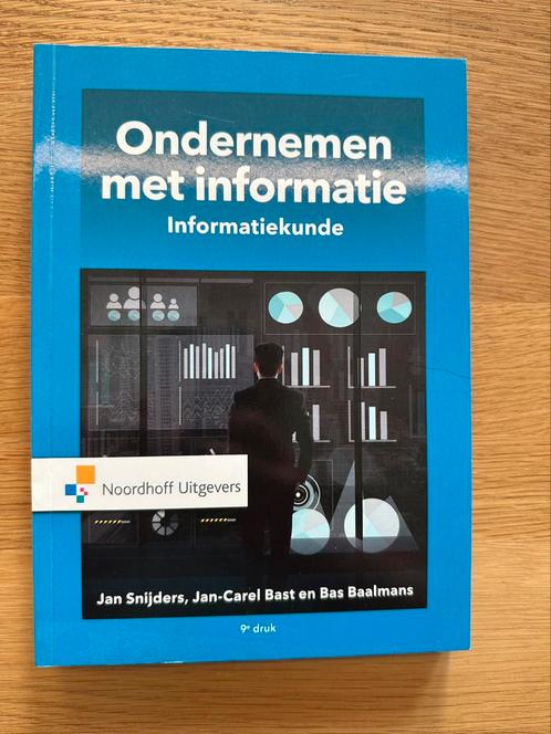 Jan Snijders - Ondernemen met informatie, Boeken, Economie, Management en Marketing, Zo goed als nieuw, Management, Ophalen of Verzenden