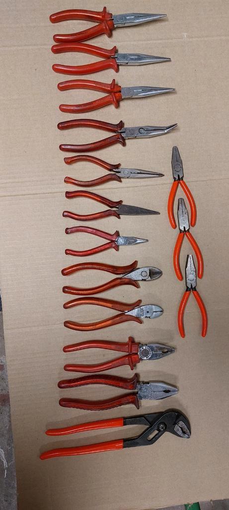 Diverse Knipex tangen., Doe-het-zelf en Verbouw, Gereedschap | Handgereedschap, Zo goed als nieuw, Ophalen