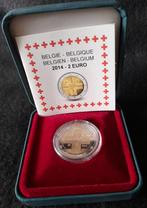 Belgie 150 jaar Rode Kruis 2 euro 2014 proof in doosje, Ophalen of Verzenden, België, 2 euro, Setje