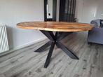 Tafel, Huis en Inrichting, Tafels | Eettafels, Ophalen, Zo goed als nieuw, Vijf personen of meer, 100 tot 150 cm