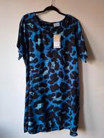 Zhenzi tuniek/jurk Gigi blauw/zwart viscose S/42,44, Zhenzi, Blauw, Maat 42/44 (L), Nieuw