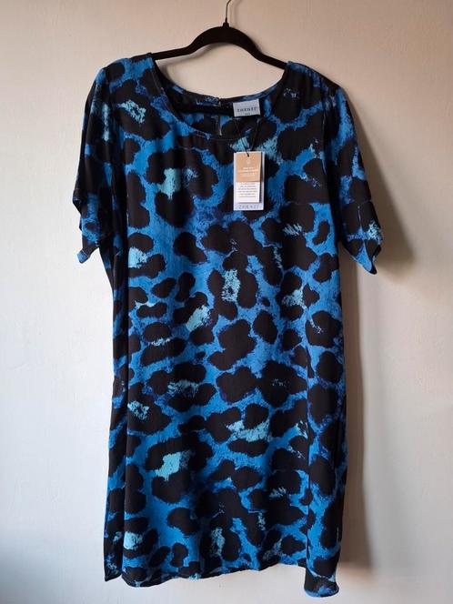 Zhenzi tuniek/jurk Gigi blauw/zwart viscose S/42,44, Kleding | Dames, Blouses en Tunieken, Nieuw, Maat 42/44 (L), Blauw, Ophalen of Verzenden
