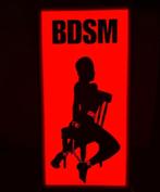 BDSM Amsterdam Red Light District Bord, Ophalen of Verzenden, Gebruikt