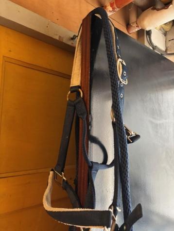 Donkerblauw paardenhalster BR beschikbaar voor biedingen