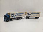 Tekno Scania 143 combi Spronsen, Hobby en Vrije tijd, Modelauto's | 1:50, ., Zo goed als nieuw, ., Ophalen of Verzenden