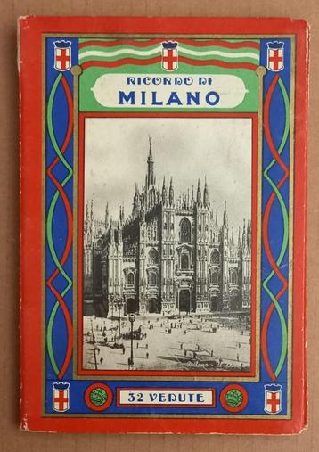 11595 Ricordo di Milano 32 Vedute Leporello Milaan Italië beschikbaar voor biedingen