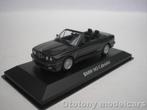 Bmw M3 E30 Cabriolet 1988 Zwart Metallic 1/43 Maxichamps, Nieuw, Ophalen of Verzenden, MiniChamps, Auto