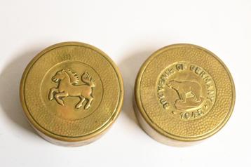 souvenir of germany 1945 messing blikjes wo2 amerika beschikbaar voor biedingen