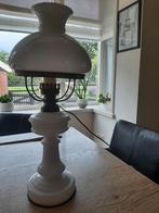 Olielamp  brocante, Huis en Inrichting, Ophalen of Verzenden, Gebruikt, Glas, 50 tot 75 cm