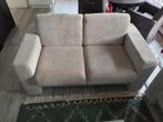 2 en 2 1/2 zits bank beige, Ophalen of Verzenden, Gebruikt, 75 tot 100 cm