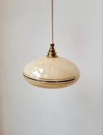 Vintage glazen hanglamp Clichy glas, Ophalen of Verzenden, Zo goed als nieuw, Glas, Minder dan 50 cm
