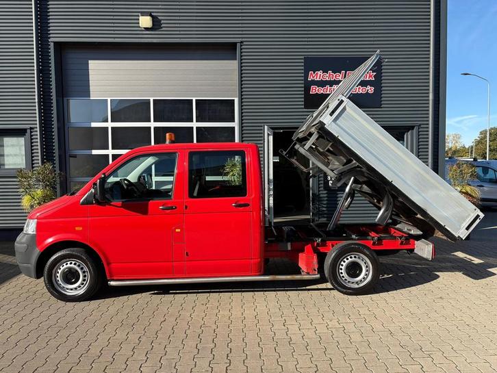 Volkswagen Transporter 2.0 340 DC Pickup Kiepwagen, Auto's, Volkswagen, Bedrijf, Te koop, Transporter, ABS, Boordcomputer, Startonderbreker