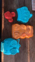 4 siliconen bakvormen, Hobby en Vrije tijd, Taarten en Cupcakes maken, Ophalen of Verzenden, Zo goed als nieuw, Taarten, Bakvorm