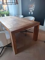 Houten Eettafel, Ophalen, 150 tot 200 cm, 200 cm of meer, Vijf personen of meer