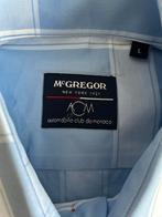 McGregor overhemd maat L Nieuwstaat katoen, Blauw, Nieuw, Ophalen of Verzenden, Halswijdte 41/42 (L)