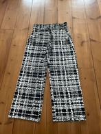 Mooie zwart ecru travelstof broek Vanilia, maat 42, Kleding | Dames, Broeken en Pantalons, Lang, Maat 42/44 (L), Ophalen of Verzenden