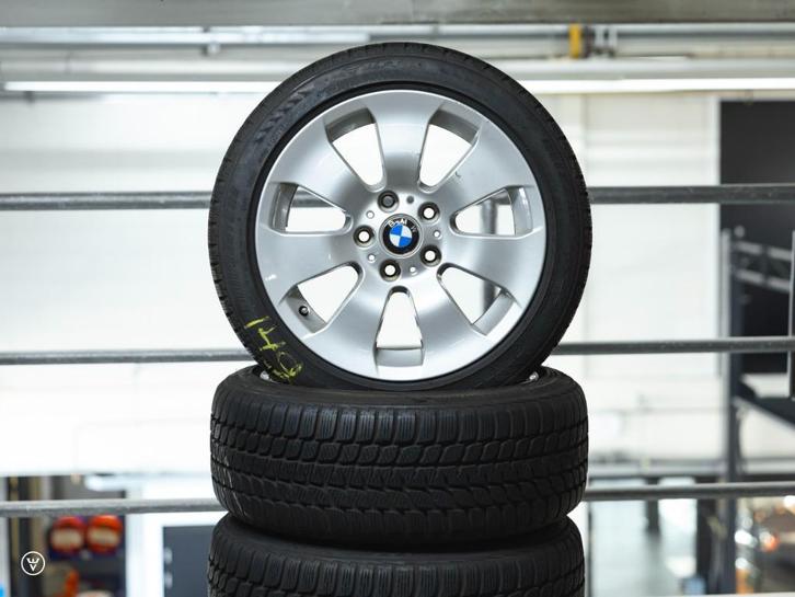 BMW 3 e9x winterbanden 17inch/Bridgestone 6mm (nr149), Auto-onderdelen, Banden en Velgen, Banden en Velgen, Winterbanden, 17 inch