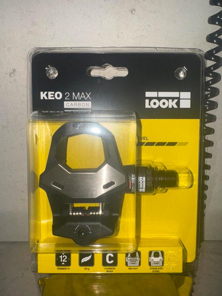 Look Keo 2 Max Carbon Pedalen - Nieuw!, Sport en Fitness, Wielrennen, Nieuw, Ophalen of Verzenden
