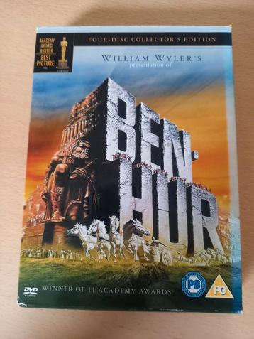 Ben Hur 1959 4 disc's o.a 2 films Ben Hur 1925. Met NL. (4=3 beschikbaar voor biedingen
